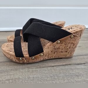 NWOT Cork Wedges